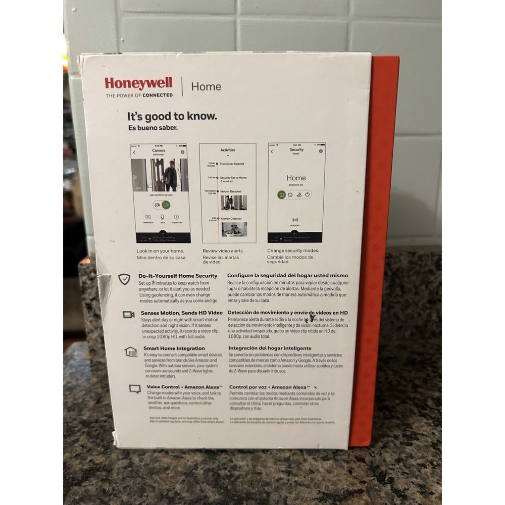Honeywell Home RCHS5200WF Smart Home Security Camera Base Station - Picture 3 of 7